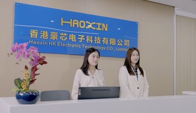 HAOXIN HK ELECTRONIC TECHNOLOGY CO. LIMITED linea di produzione in fabbrica